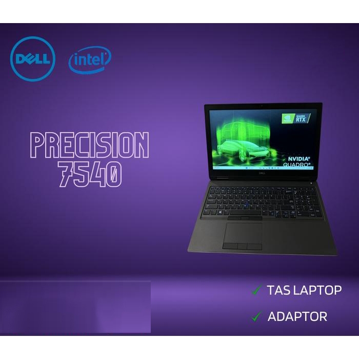 Laptop DELL PRECISION 7540 Core i7 Gen 9 32GB NVIDIA QUADRO T2000