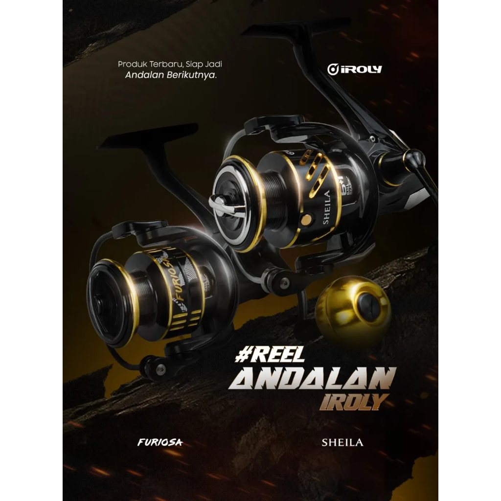 Reel Iroly FURIOSA Carbon Body Spinning Reel Power Handle