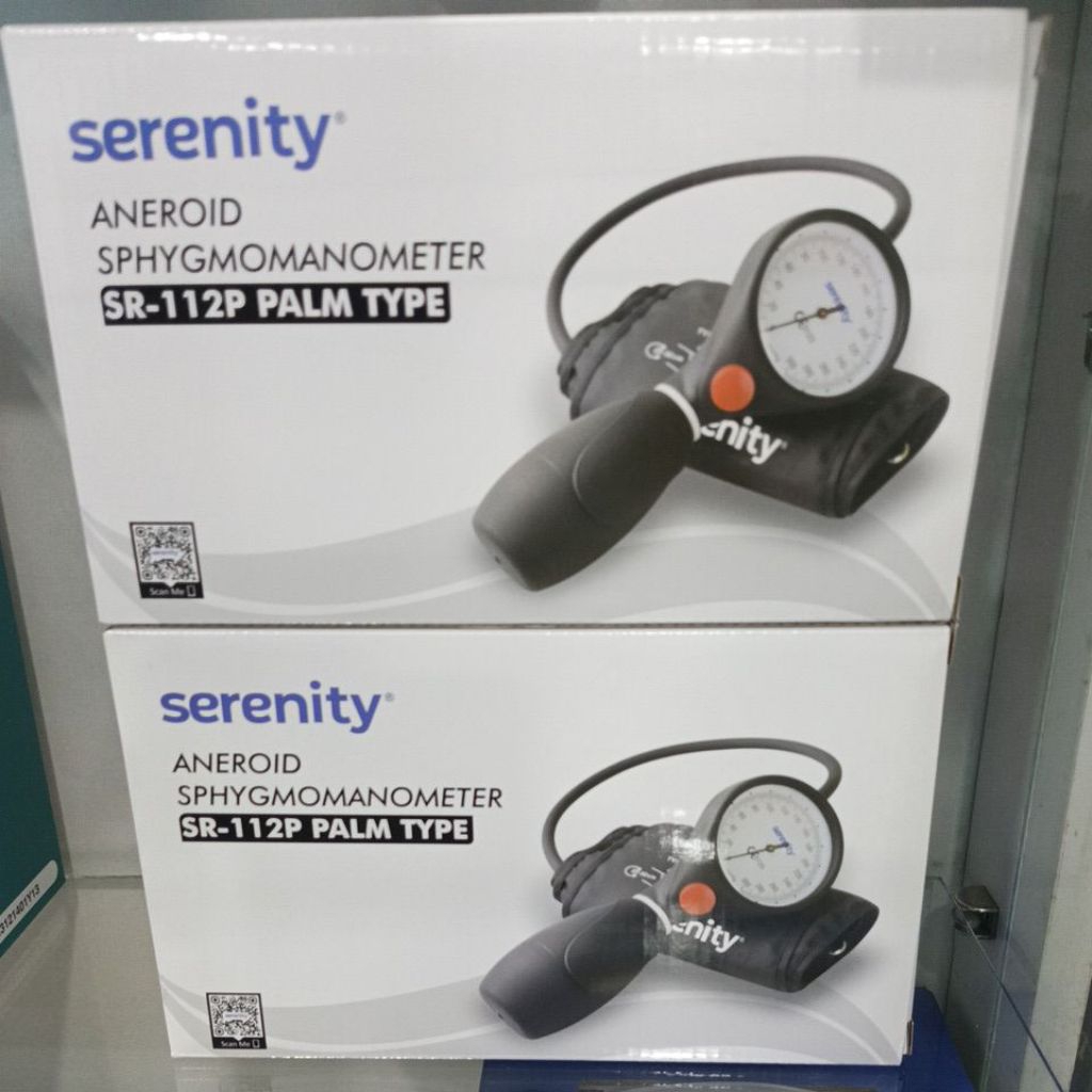 Serenity Tensi Meter Manual SR-112P | Alat Tensi Darah Manual Akurat | Aneroid Tensi Darah