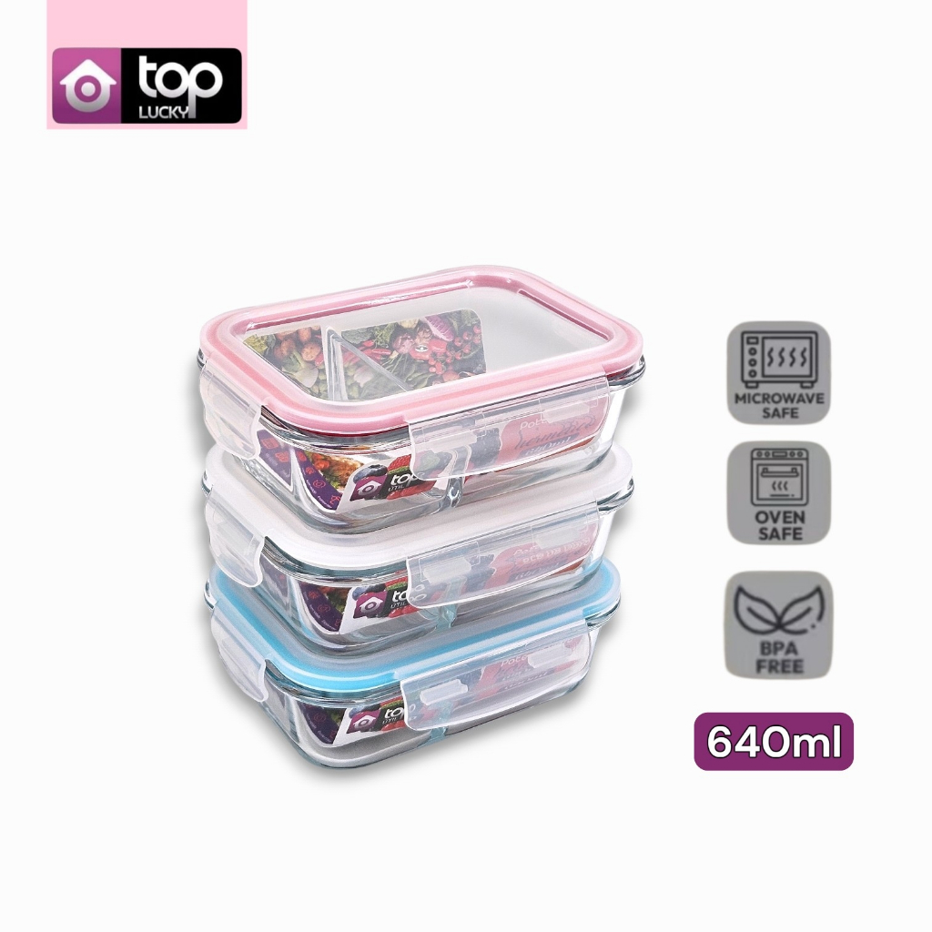 Glasslock / food container / Kotak makan / kotak kaca / kaca / microvawe / Lock n lock / Kotak makan
