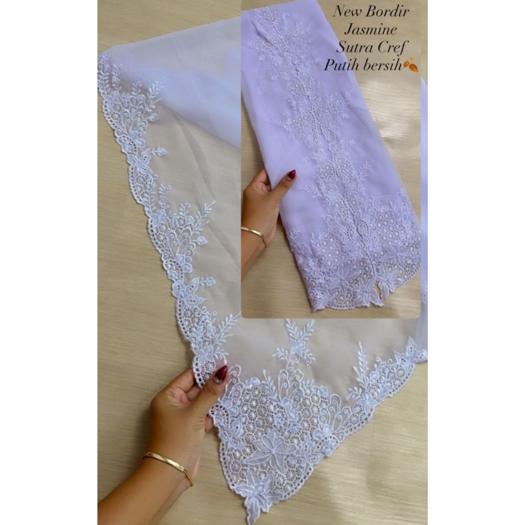 [BAHAN ] KEBAYA BALI BORDIR BUNGA /KEBAYA BALI / KEBAYA BORDIR / KEBAYA MURAH / KAIN KEBAYA