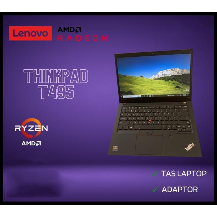 Laptop Lenovo Thinkpad T495 AMD Ryzen 7 Pro 3700u RAM SSD