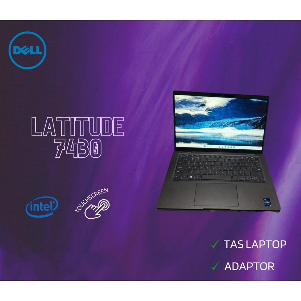 Dell Latitude 7430 i7 Gen 12 Ram 32GB SSD 14" Touch Win