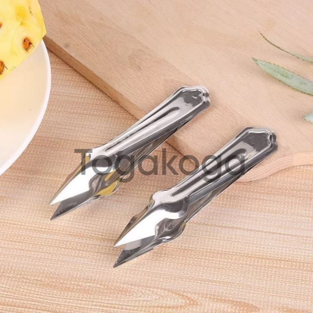 Pisau Pengupas Mata Nenas Set/Alat Pengupas Biji Nenas/Set Pisau Nanas