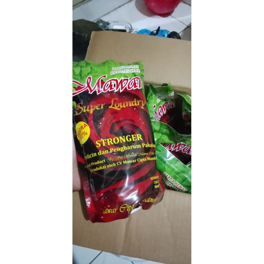 (COD) PARFUM LAUNDRY MAWAR REFIL 900ML+10%