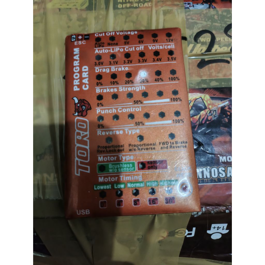 part rc program card esc skyrc toro