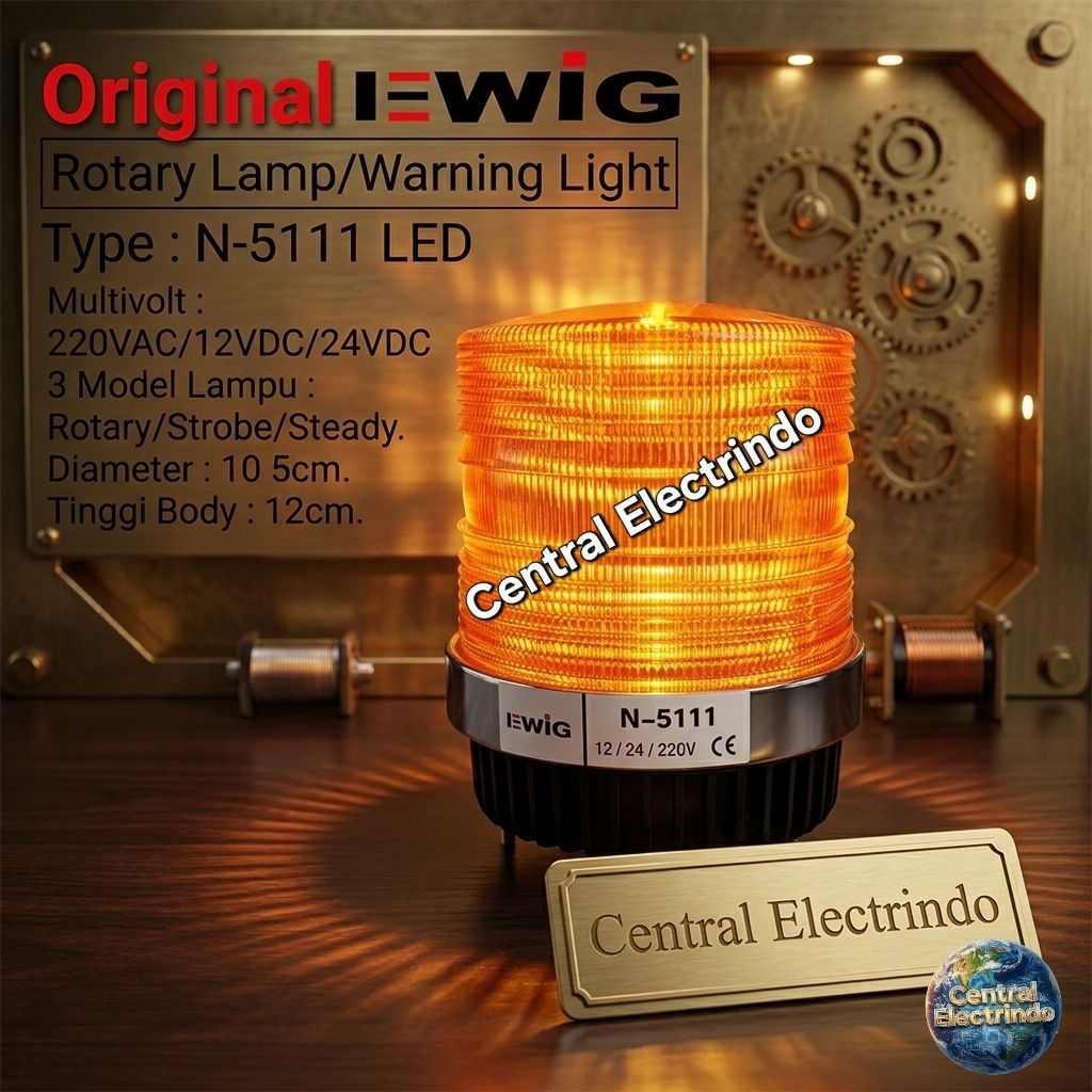 Lampu LED Menara/Hias/Plang Toko N-5111 EWIG Kuning Multivolt 3 Model Lampu.