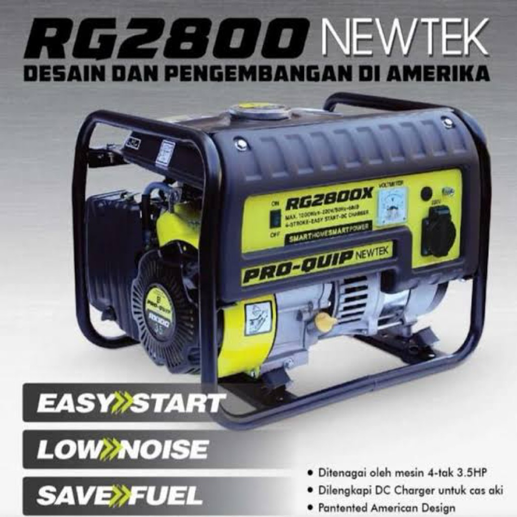 ProQuip RG 2800 Mesin Genset Generator Set 1000 Watt RG2800X