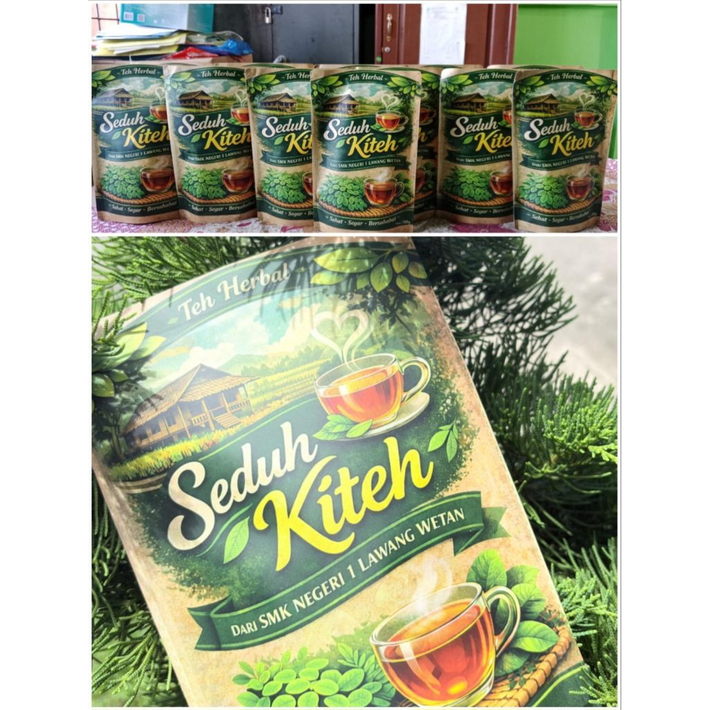 Teh Daun Kelor (Produk SMKN 1 Lawang Wetan)