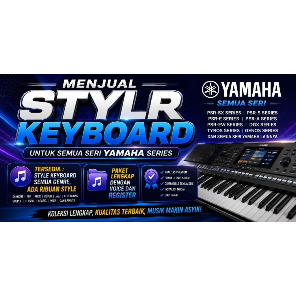 Style kerboard/Orgen Tunggal Yammaha PSR