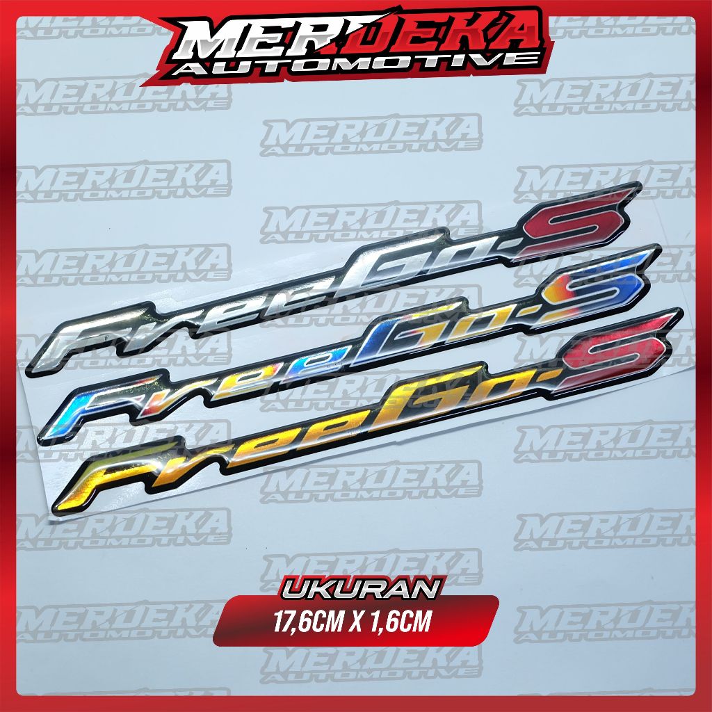 emblem timbul yamaha freego / sticker timbul yamaha freego / emblem yamaha freego s / emblem freego 