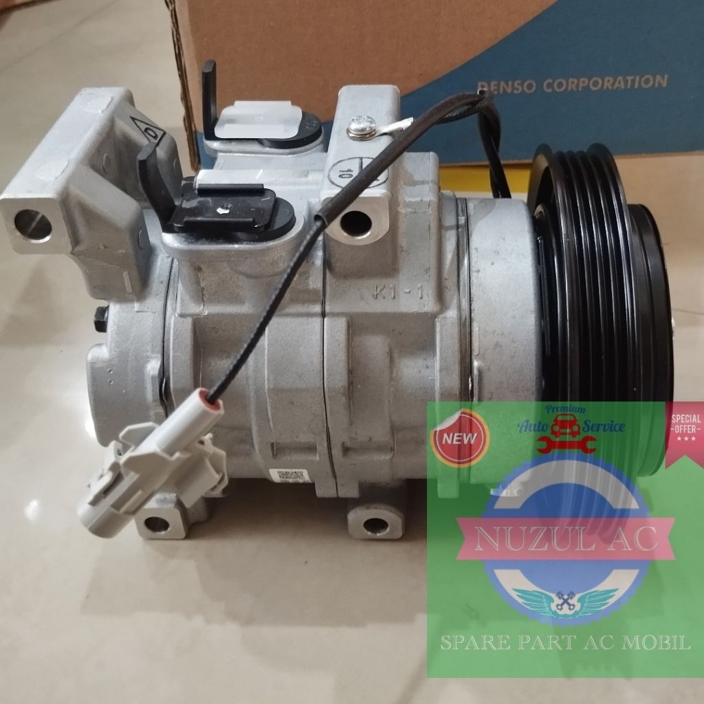 Kompresor Compresor Ac Mobil New Vios Gen 2 Denso Coolgear Asli