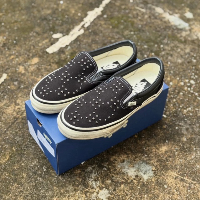 Vans Slip On Reissue 98 Pearlized Black Original Resmi