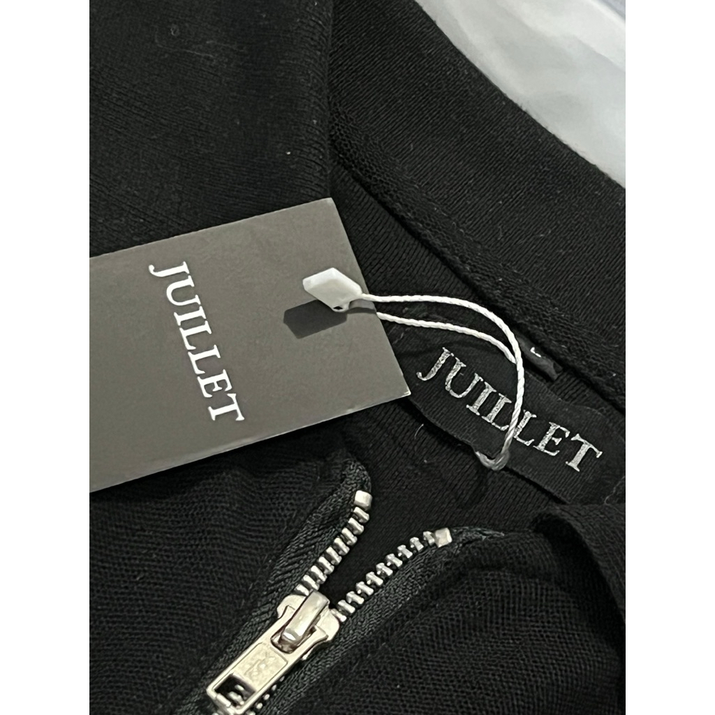 JUILLET.CO POLO-CVC PIQUE 24s-ZIPPER