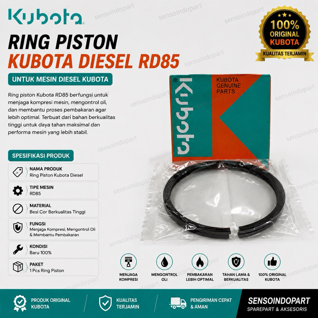 Ring Piston Kubota RD85 DI 1/2S (88mm) Diesel Kubota