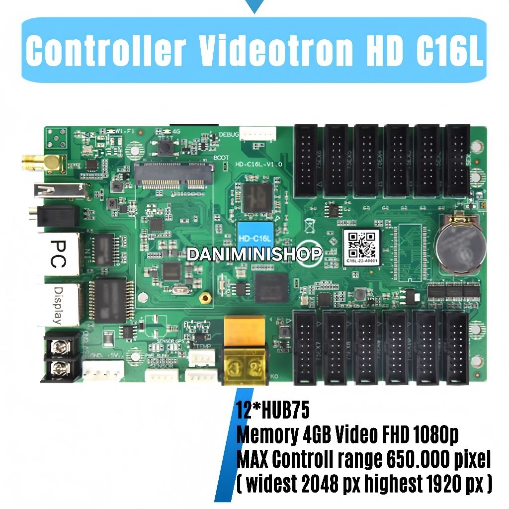 Controller Videotron Huidu HD C16L