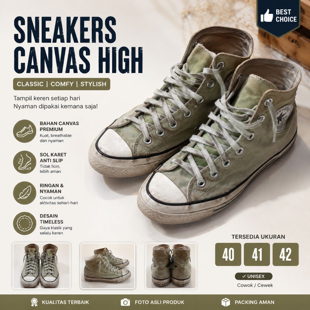 (second)Sepatu Sneakers Converse all star