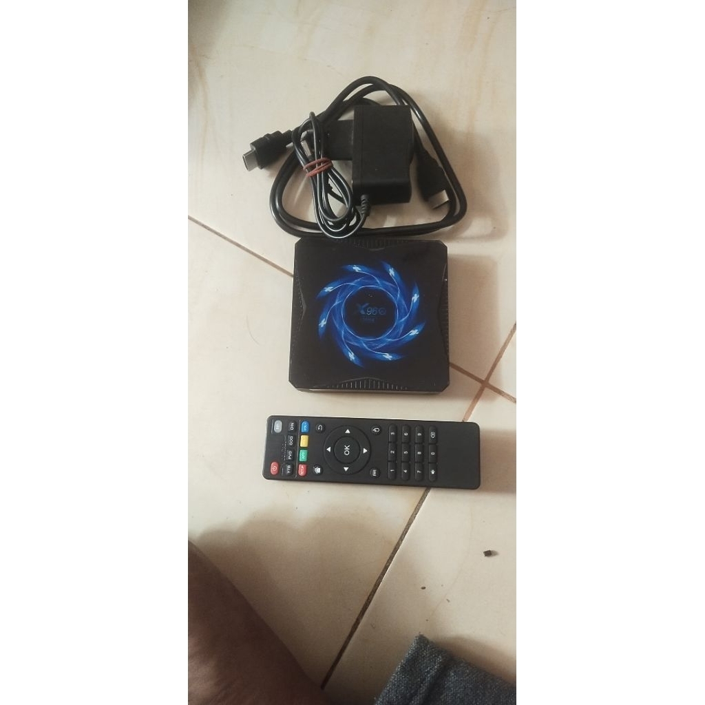 STB ANDROID X96Q MAX RAM2GB MEMORY 64GB FULLSET SECOND