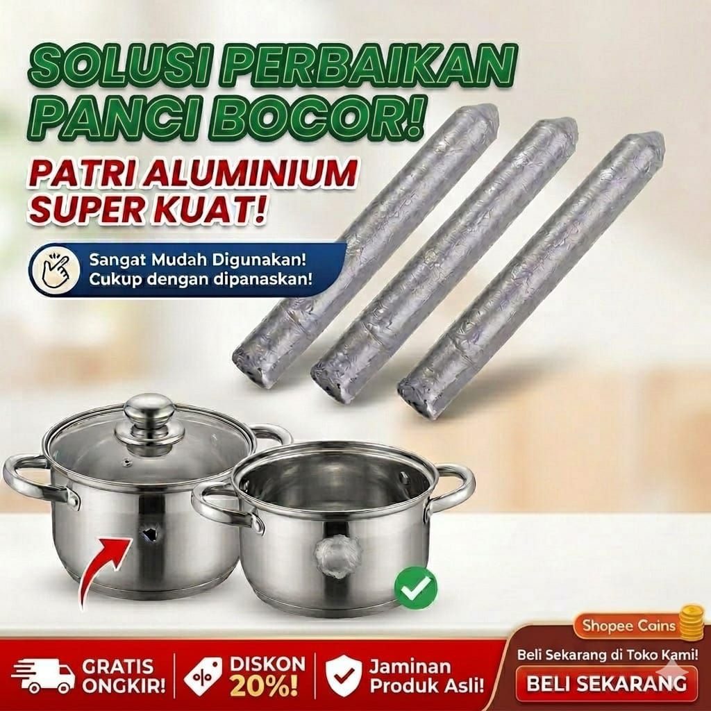 PATRI ALUMINIUM, Tambal Panci. TEK SEK.