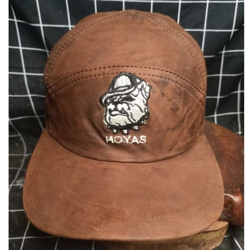 Camp Cap-Bulldog-Hoyas-Kulit-Dewasa
