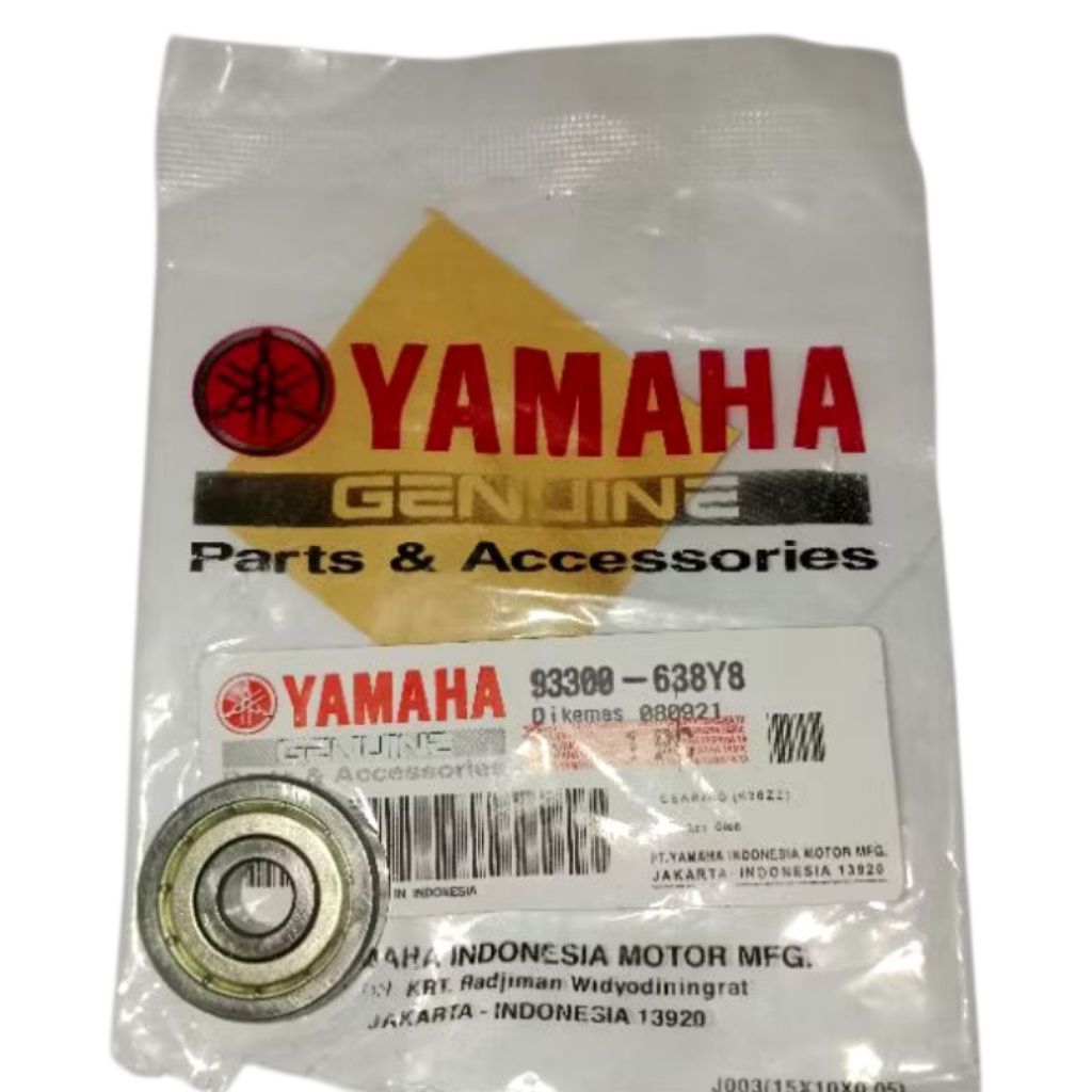 BEARING BERING KLAKER LAHER BLOK BAK CVT 93300-638Y8 YAMAHA MIO SPORTY MIO SMILE MIO SOUL KARBU NOUV
