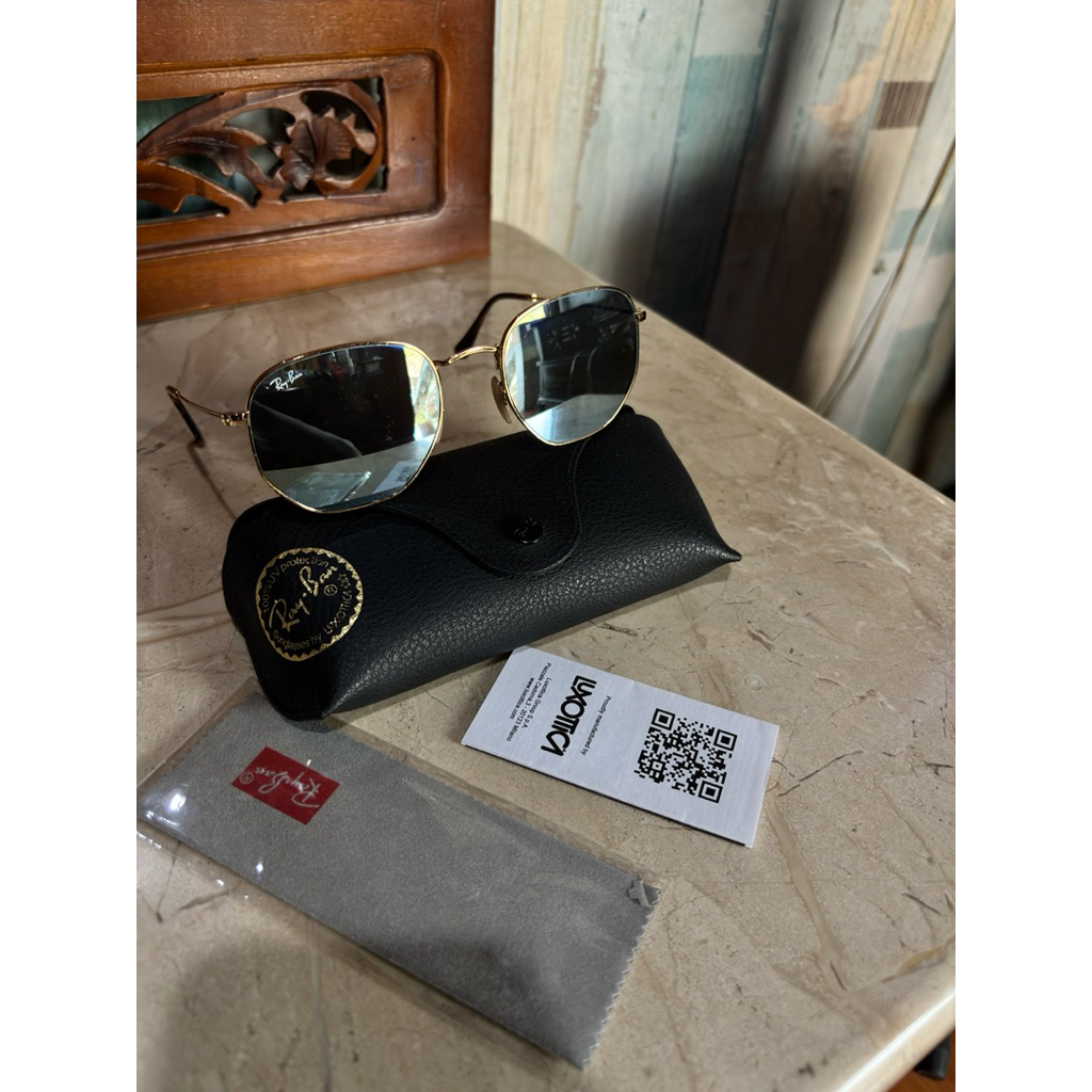 kacamata klasik ray-ban Rb 3548-N 001/30 sz 54 kaca mirror