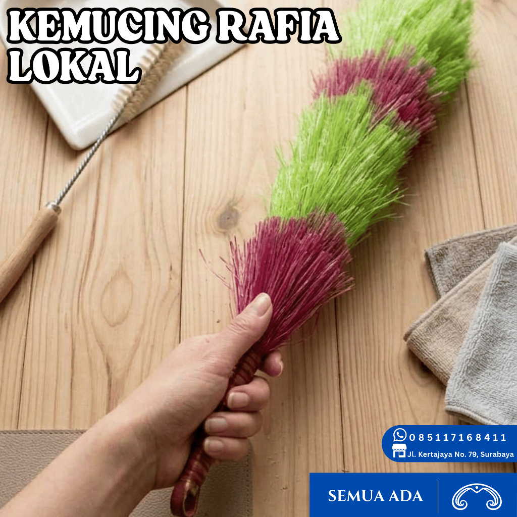 Kemoceng Rafia Kemoceng Plastik Warna