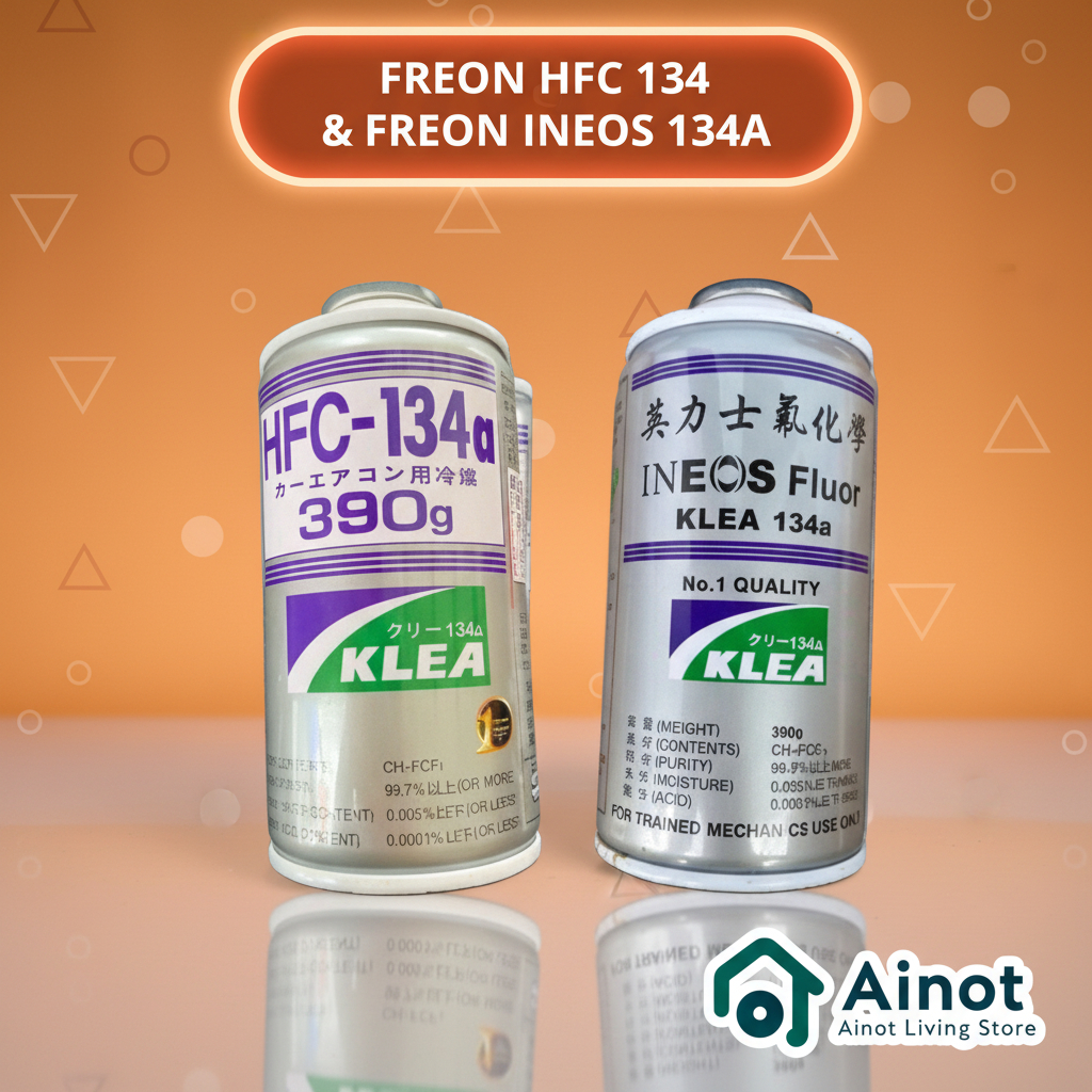 Freon HFC 134a Klea Ineos 390g Kaleng / Gas Freon Ineos Klea R134a Kaleng
