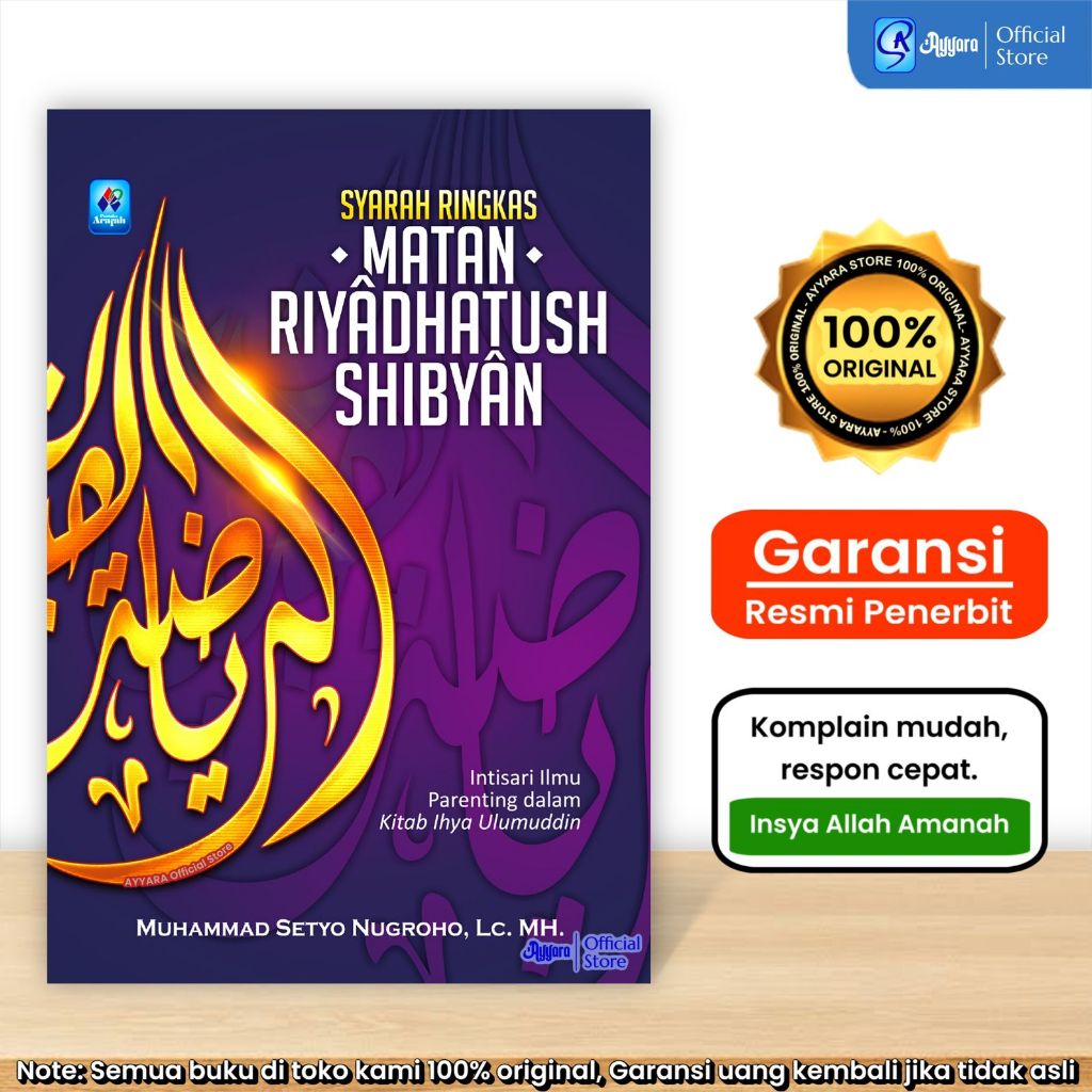 Pustaka Arafah - Syarah Ringkas Matan Riyadhatush Shibyan Mutun Riyadotus Sibyan Intisari Ilmu Paren