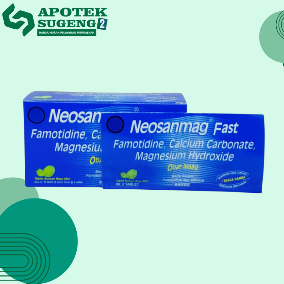 Neo Sanmag Tablet Kunyah Untuk Asam Lambung