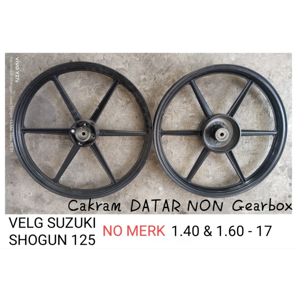 Velg Suzuki smash shogun palang 6 lurus