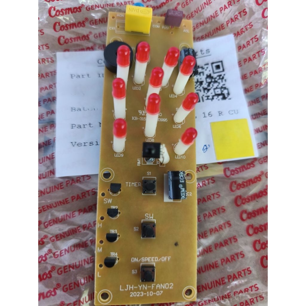 modul PCB kipas angin cosmos original untuk tipe 16 wfcr,S088