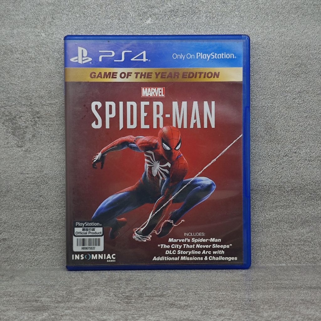 Spiderman GOTY BD Kaset PS4