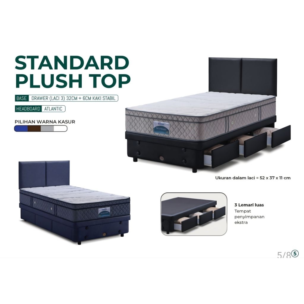 GUHDO STANDARD PLUSHTOP DIVAN LACI (3BH)