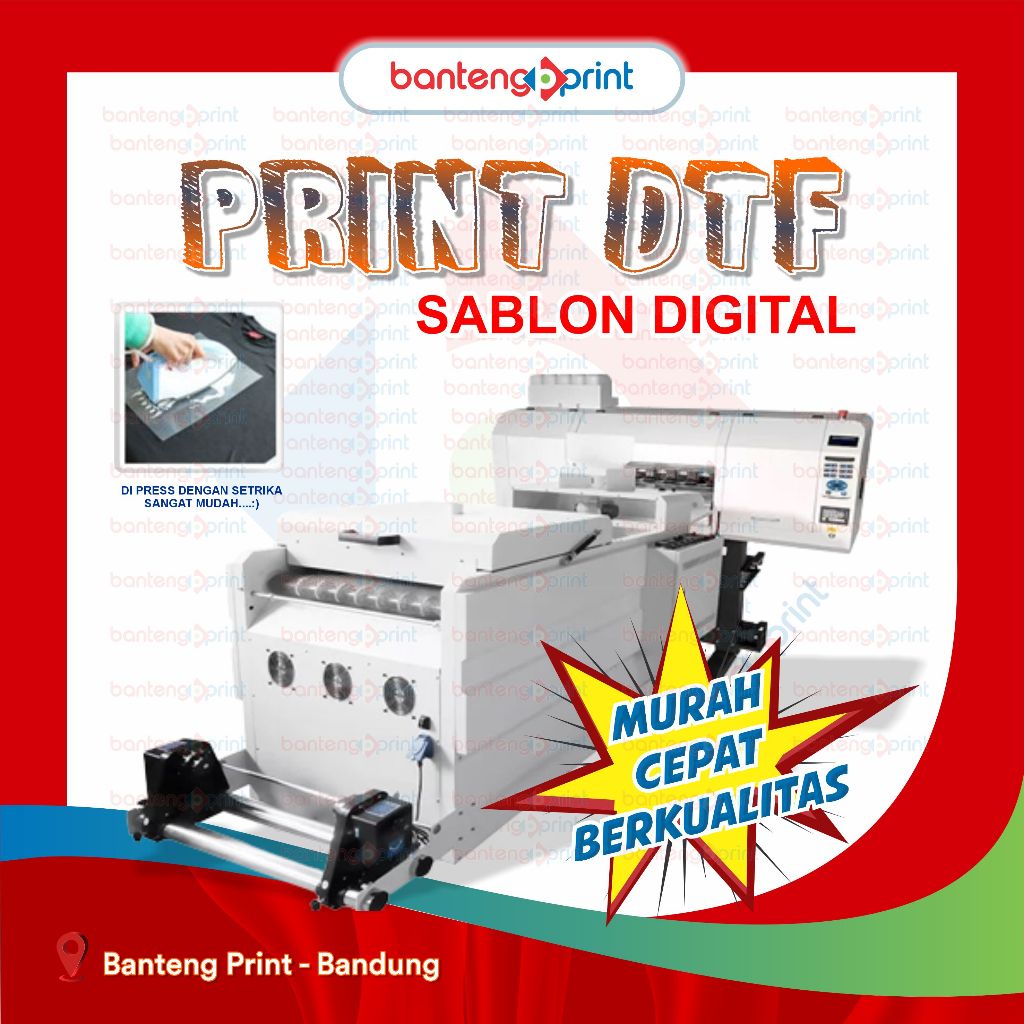 DTF, Sablon Digital, DTF Meteran