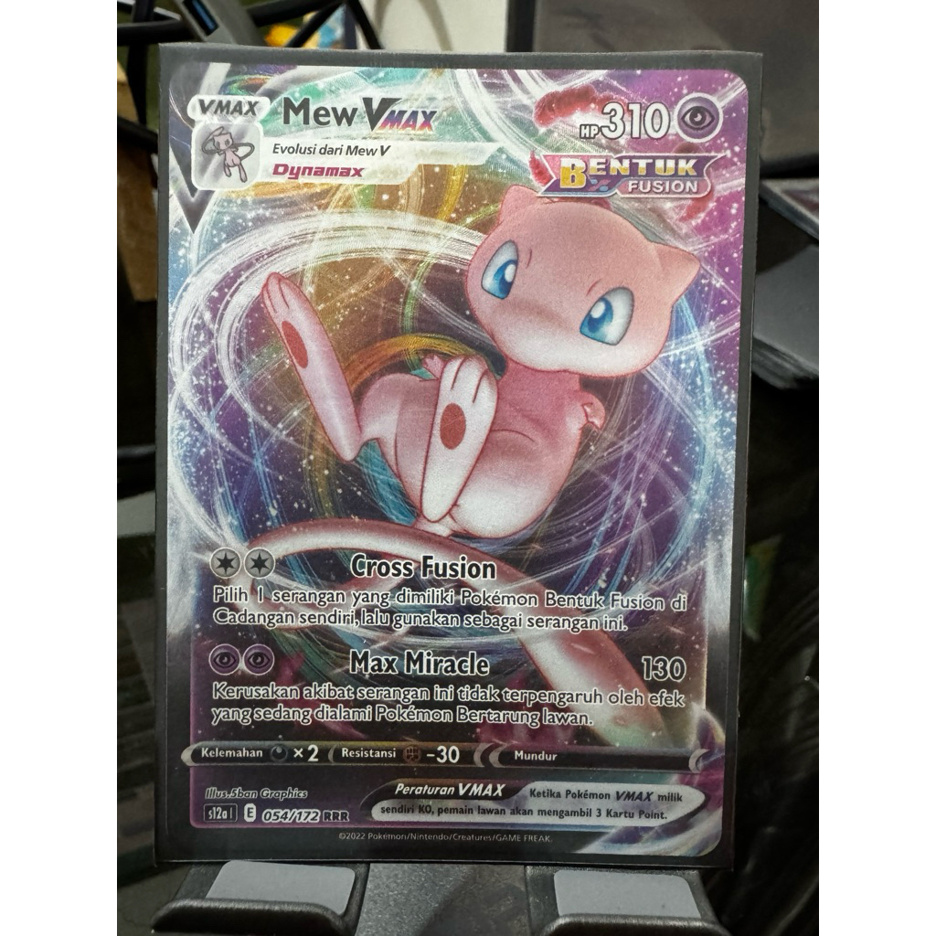 Kartu  Pokemon Indonesia Mew Vmax