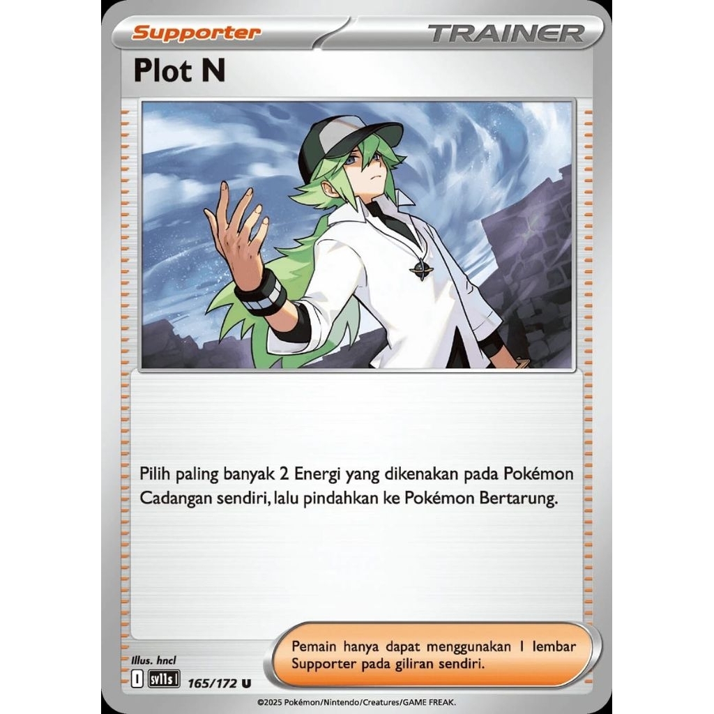 plot N tcg pokemon / kartu pokemon