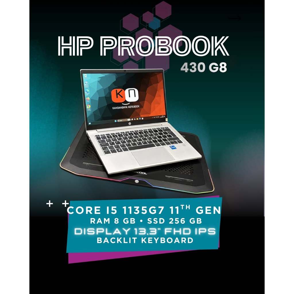 Hp Probook 430 G8 Core i5 1135G7 RAM 16 1TB Layar 13,3Inch