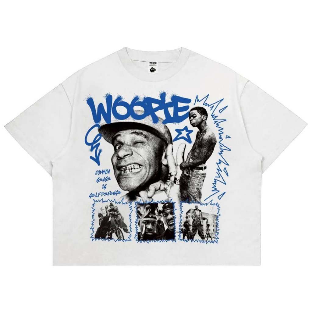 WOOPIE T-SHIRT - TS SELF DEFENCE WHITE