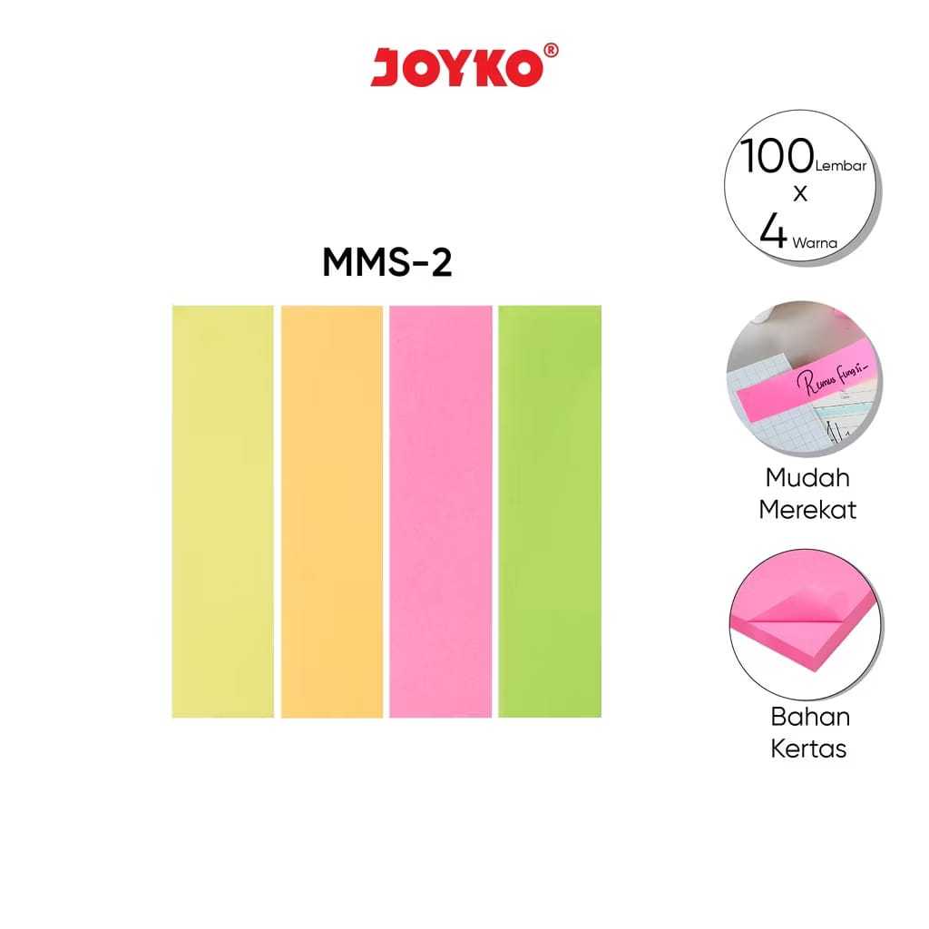 Memo Stict MMS-2 JK/Memo Stick Kertas Memo Tempel Sticky Note Joyko MMS-2