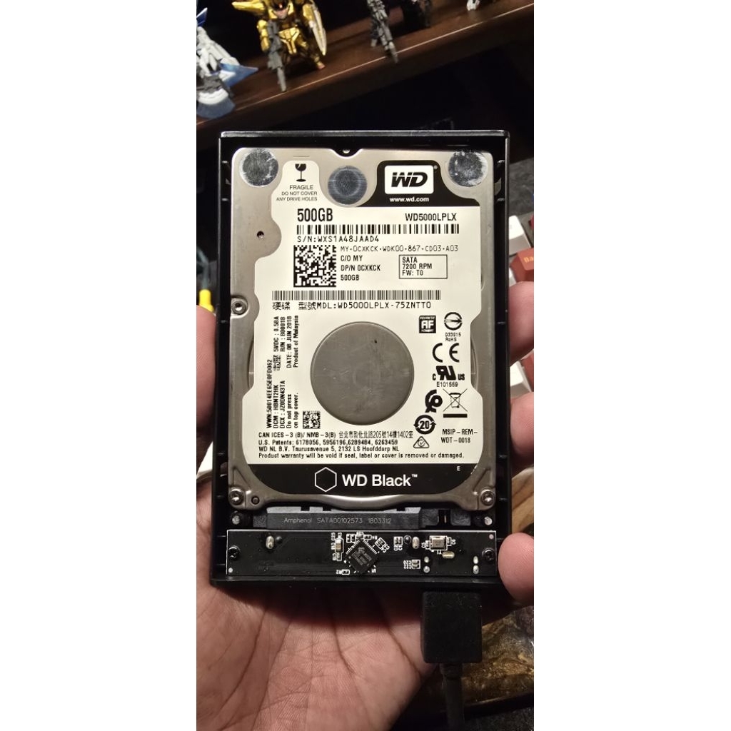 HDD Hardisk WD Western Digital Black 500gb