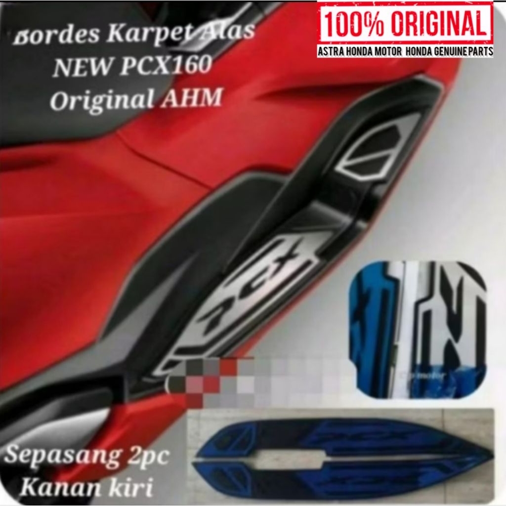 Bordes Karpet PCX 160 ABS CBS 2021 2022 2023 2024 original Honda AHM