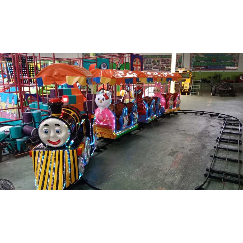 odong kereta lantai thomas , mainan pasar malam anak murah