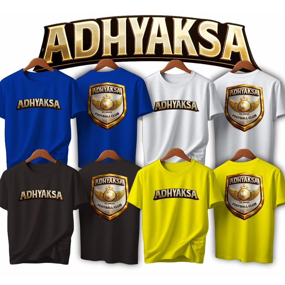kaos anak bola ADHYAKSA FC bahan katun combbed
