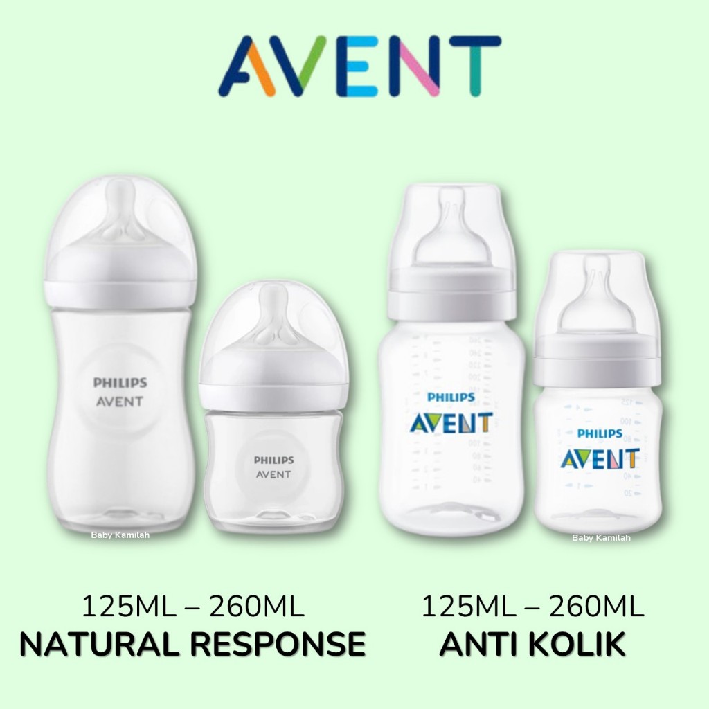 PHILIPS AVENT NATURAL 125ml 260ml Botol Susu PHILIPS AVENT Anti COLIC 125ml 260ml