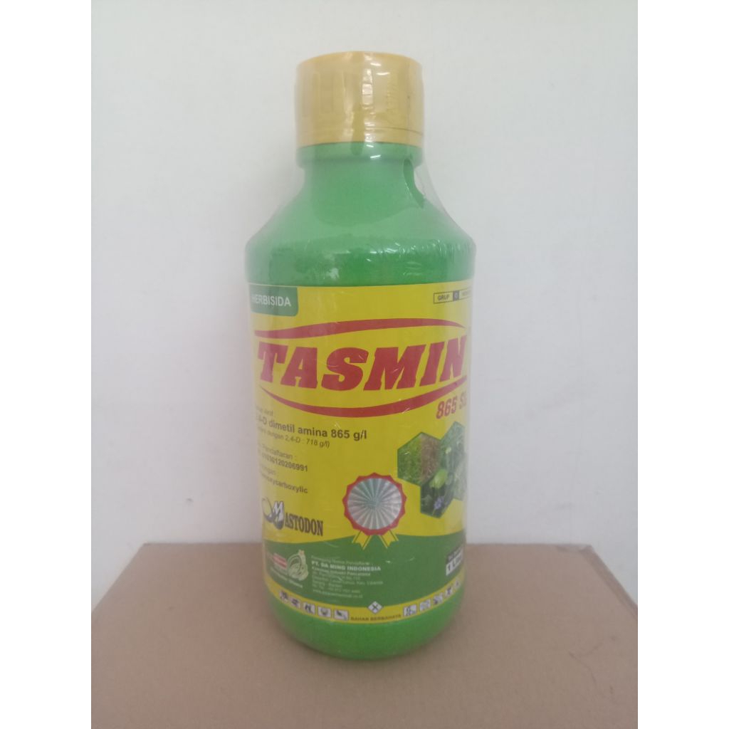 Herbisida Tasmin 856 SL kemasan 1 liter obat rumput untuk padi dan racun rumput lahan kosong campur 