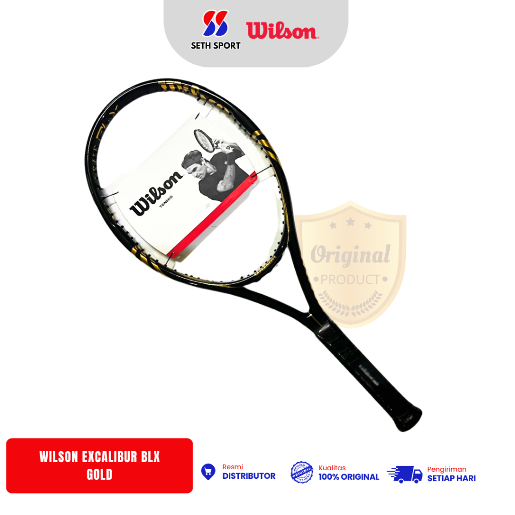 Raket Tennis Wilson BLX Original- Gold
