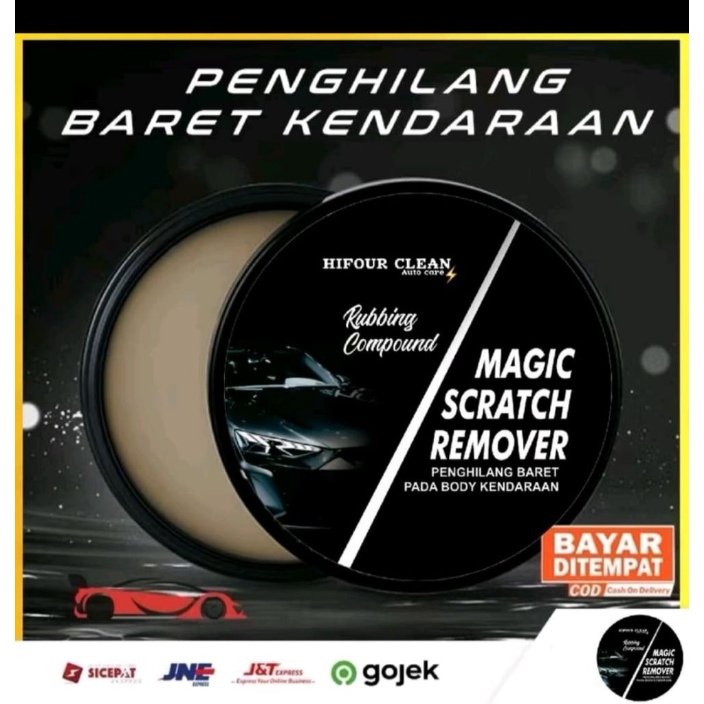 Compound BE CLEAN REMOVER Baret No Lecet Bisa Di Gunakan Ke Mobil Motor/ penghilang baret body motor