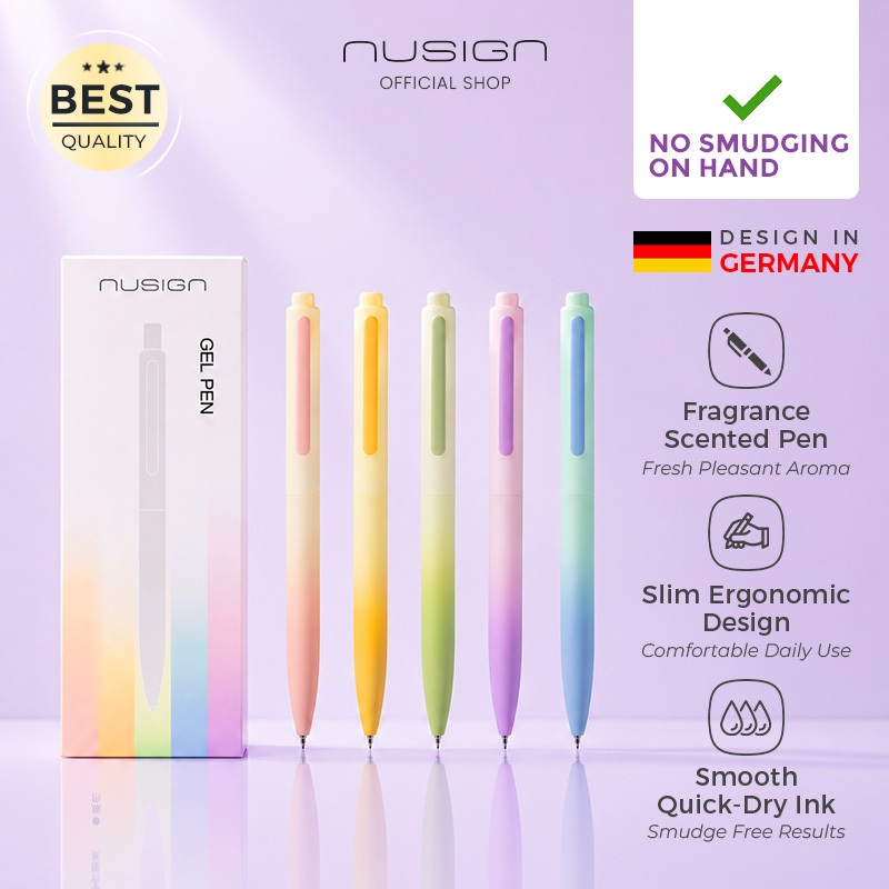 Nusign (5pcs) Fragrance Gel Pen / Gel Pen Parfum NS986-1