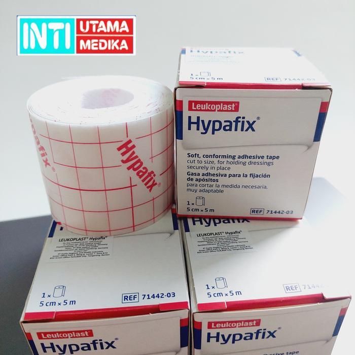 HYPAFIX 5CM X 5M TANGGUNG | Leukoplast Hypafix Transparent | Plester luka transparan anti air
